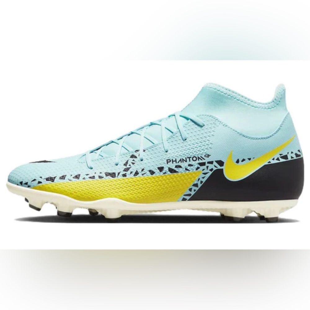 Nike Phantom Athletic Shoes - Light Blue, Yellow, Black - Picture 2 of 14